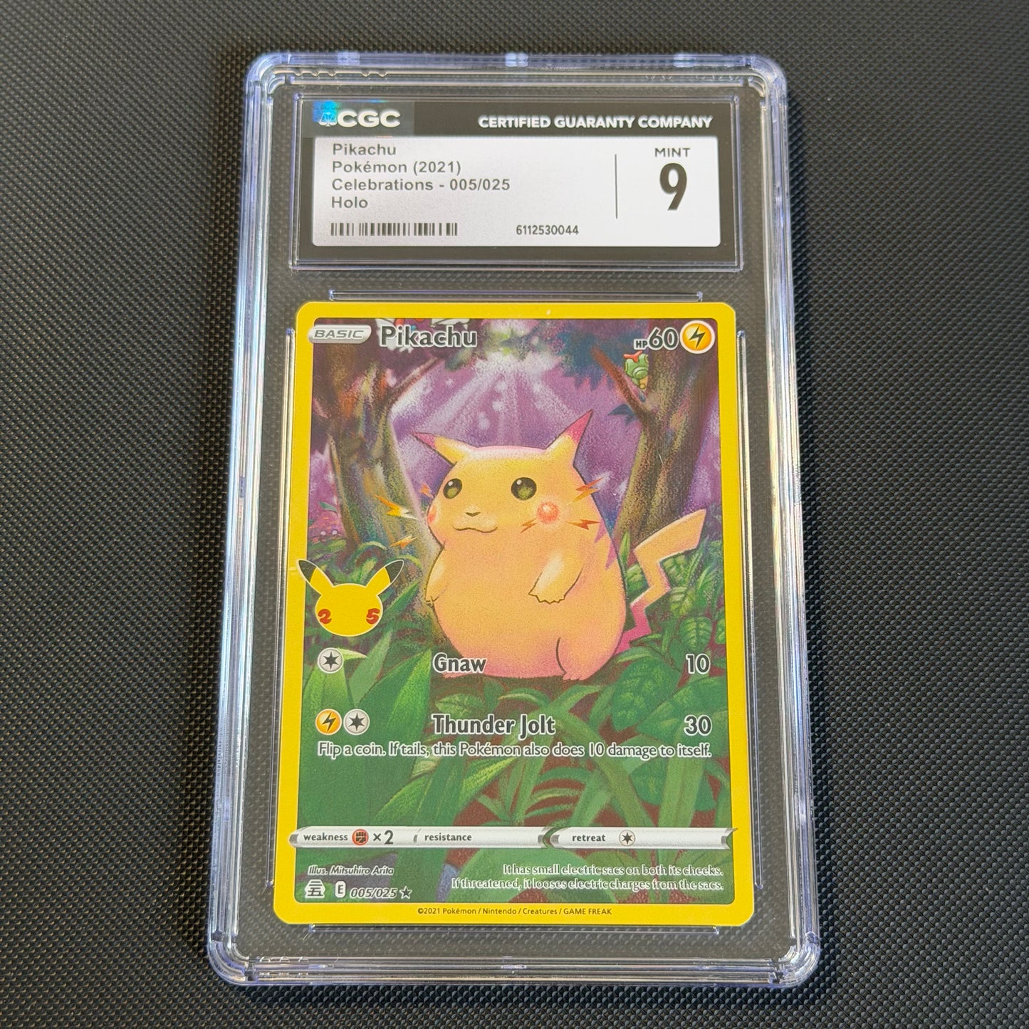 Pikachu #005 CGC 9 MINT