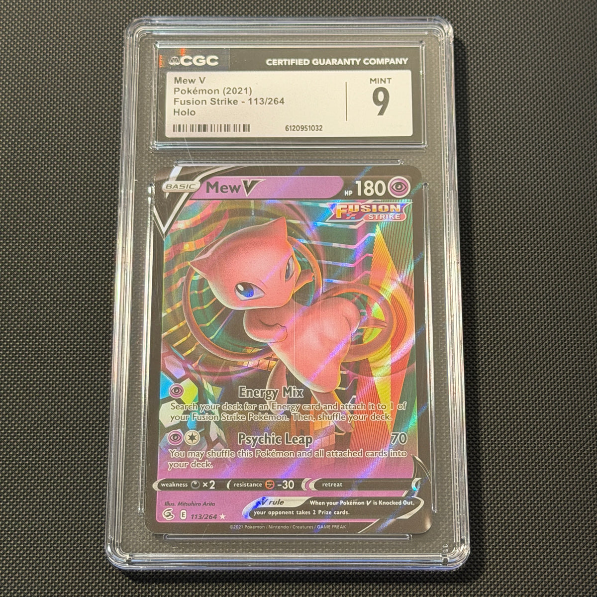 Mew V #113 CGC 9 MINT